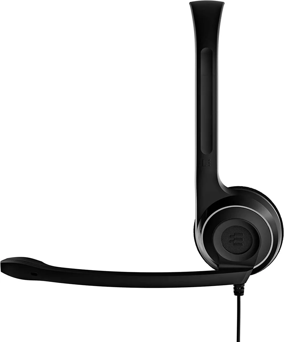 Компьютерная гарнитура стерео On-Ear EPOS PC 8 Chat, USB, однонаправленный, 2м, Черный