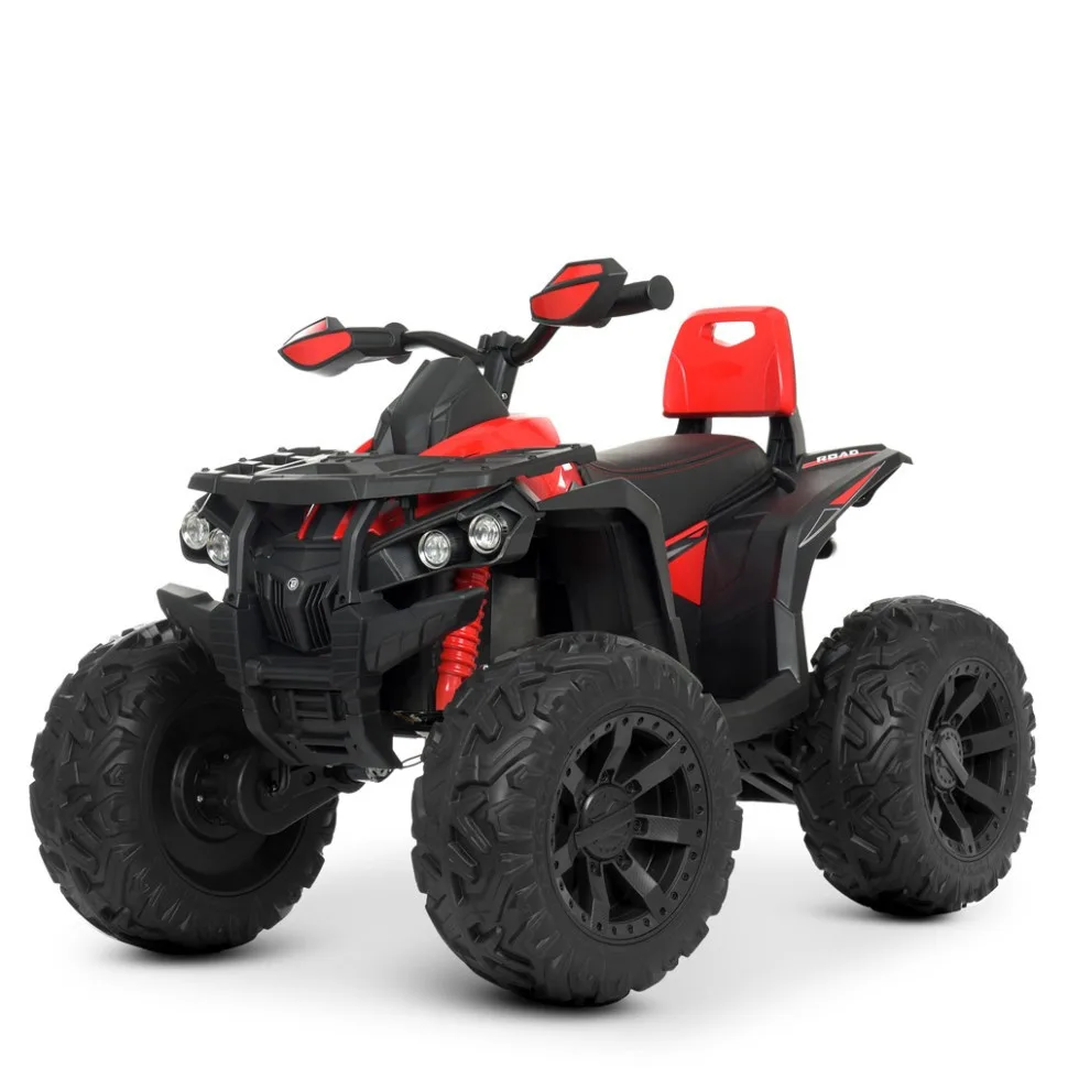 Дитячий електроквадроцикл Bambi Racer шкіра 103 см коричневий до 30 кг