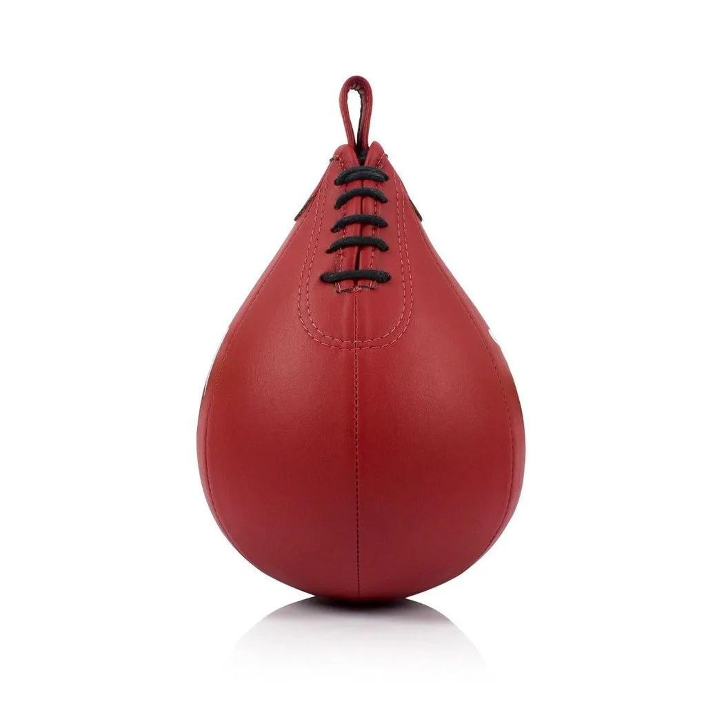 Пневмогруша боксерська Fairtex штучна шкіра 5 дюймів червона