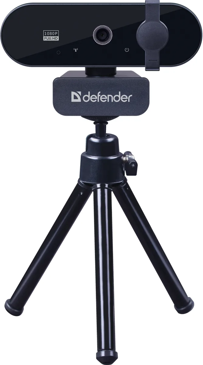 Веб-камера Defender дротова USB 1920x1080 чорна