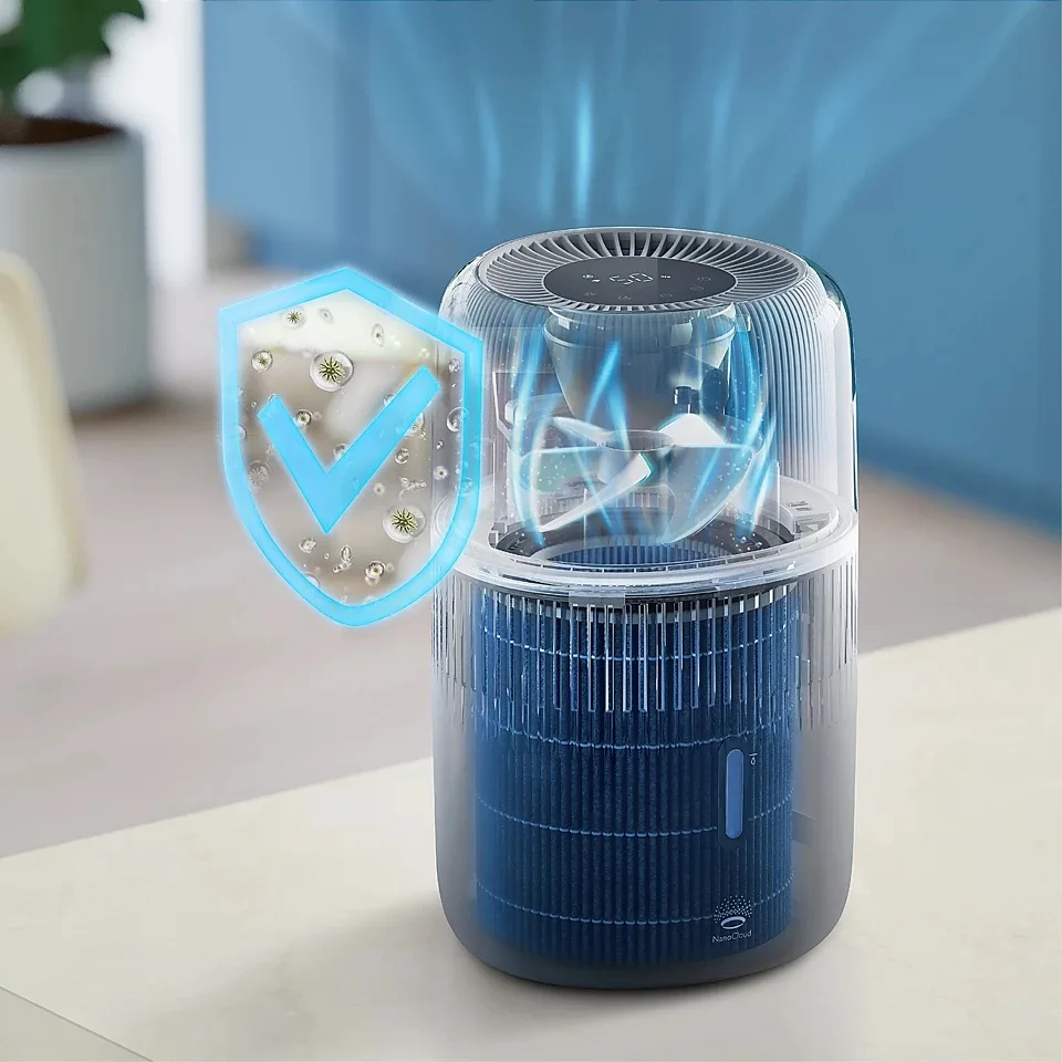 Зволожувач повітря Philips, класичне зволоження, модель Series 5001, для приміщень до 56 м2, об'єм 4.5 л, продуктивність 400 мл/г,