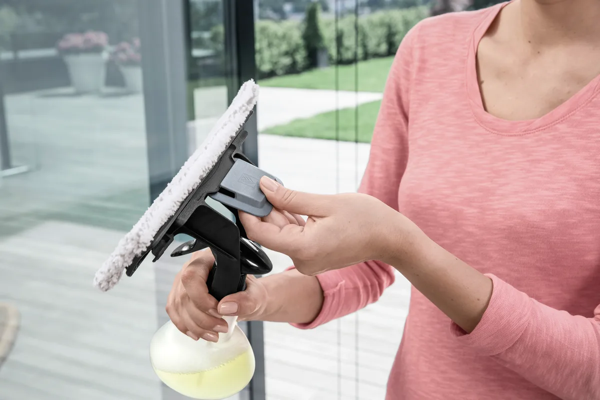 Микроволоконные салфетки Karcher для оконных пылесосов WV, для наружного использования, комплект из 2 штук