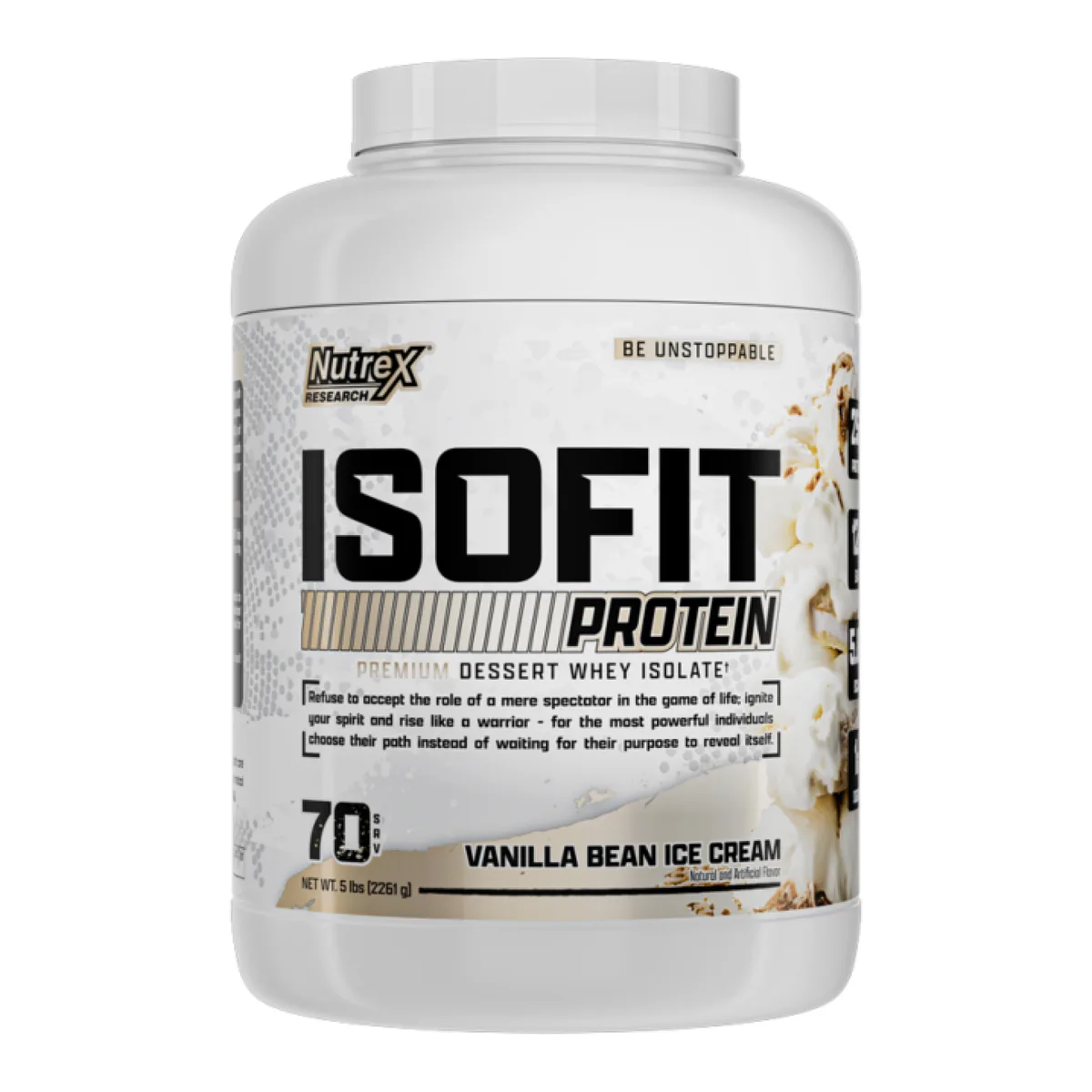 Isofit Протеїновий ізолят сироватки 70srv Ванільний крем