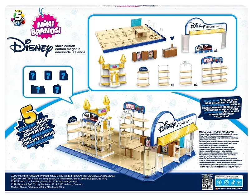Ігровий набір Zuru Mini Brands Disney 24 деталі пластик 3 роки