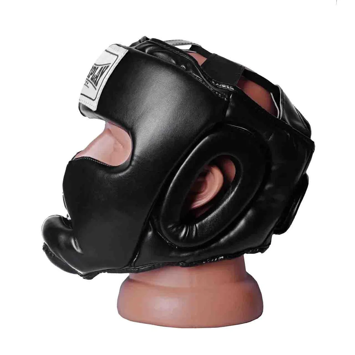 Боксерський шолом Active Point PU шкіра XS Чорний