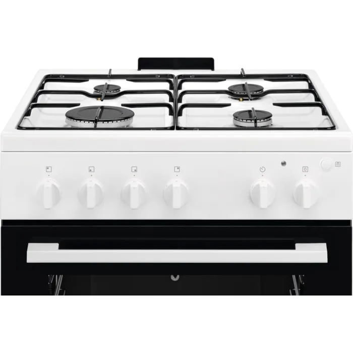 Газова плита Electrolux, 59 л, 60x60 см, біла.