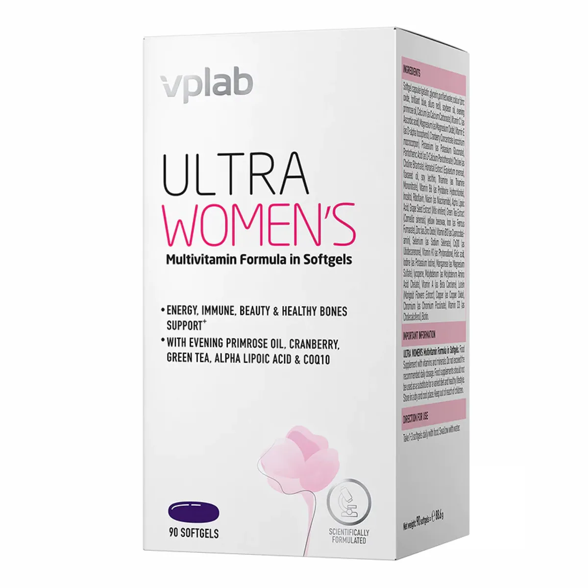 Полівітаміни Vplab Ultra Women's Multivitamin 90 м'яких капсул