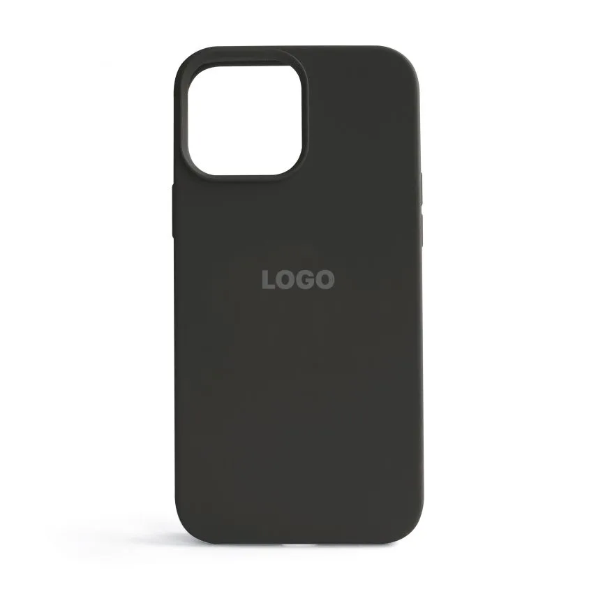 Чохол Silicone Case для iPhone 13 Pro Max силіконовий 15 dark grey