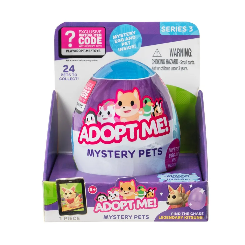 Іграшка-сюрприз в яйці Adopt Me! Пластик 5 см Мультиколір