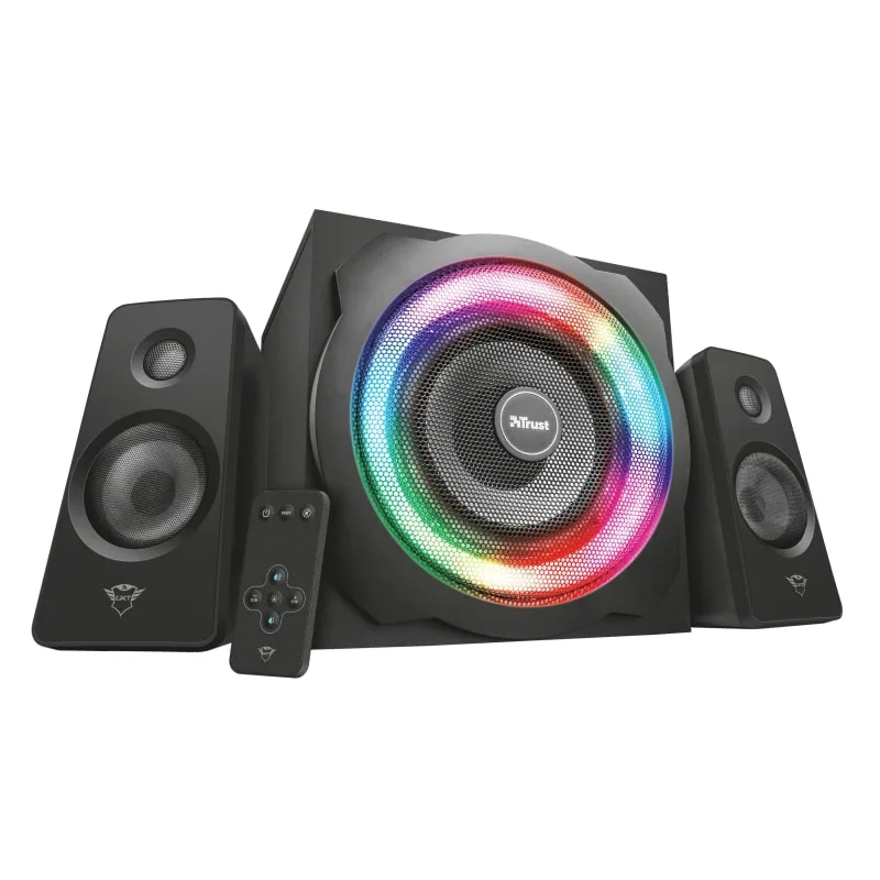 Акустична система Trust GXT 629 Tytan 2.1, 60Вт, AUX, RGB, чорний