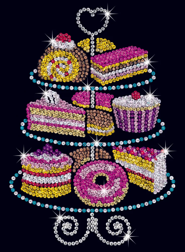 Набір для творчості Sequin Art Blue Набір тістечок 25*34см