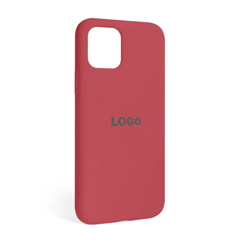 Чохол Silicone Case для Apple iPhone 12 12 Pro силікон червоний