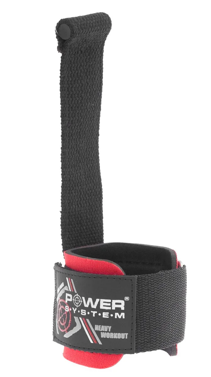 Лямки для тяги Active Point бавовна червона 120 кг