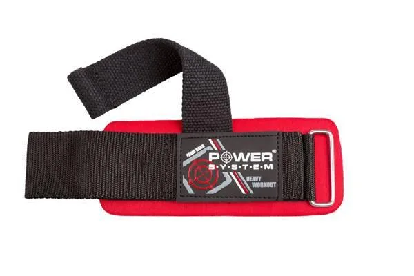 Лямки для тяги Active Point бавовна червона 120 кг