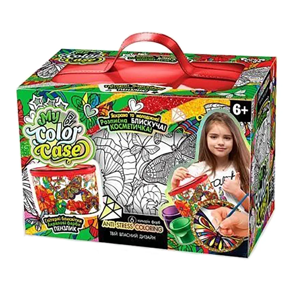 Комплект для творчості Danko Toys акрил 21х14х12 см Метелики
