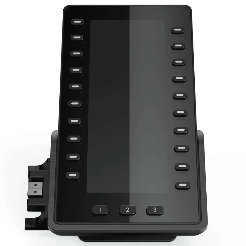 Кнопочный модуль IP Gigaset Pro Expansion Key Module P800, 20 DSS клавиш, 3 страницы, 6.8" цветной TFT дисплей, совместим с Gigaset P810, P810B, P825, P850W, P855BW, черный металл.