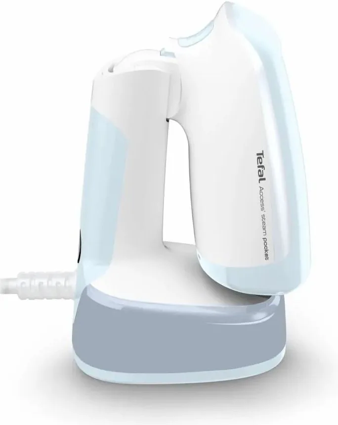 Парогенератор Tefal компактный Access Steam Pocket, 1300Вт, непрерывная подача пара – 20гр, бело-голубой