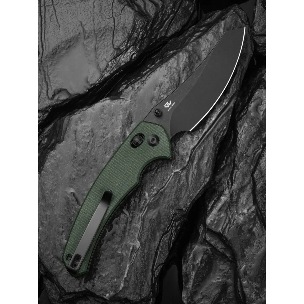 Складаний ніж Civivi Nitro-V 8,7 см мікарта темно-зелений