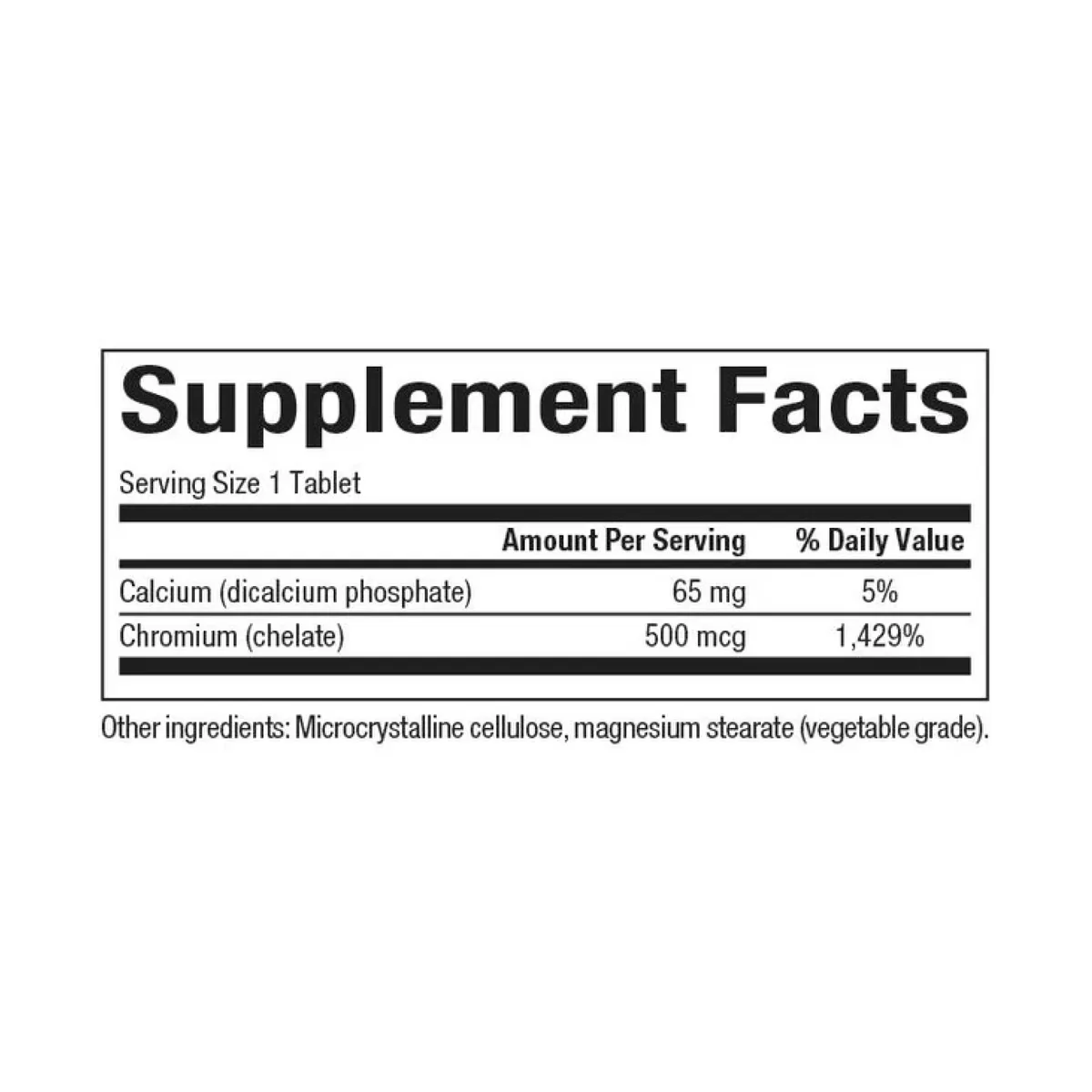 Хелат хрома Natural Factors 500 мкг 90 таблеток для здорового метаболизма глюкозы