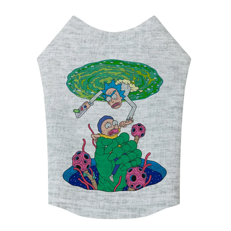 Майка для собак WAUDOG Clothes Рік та Морті 54-60x33-38 см Поліестер S30