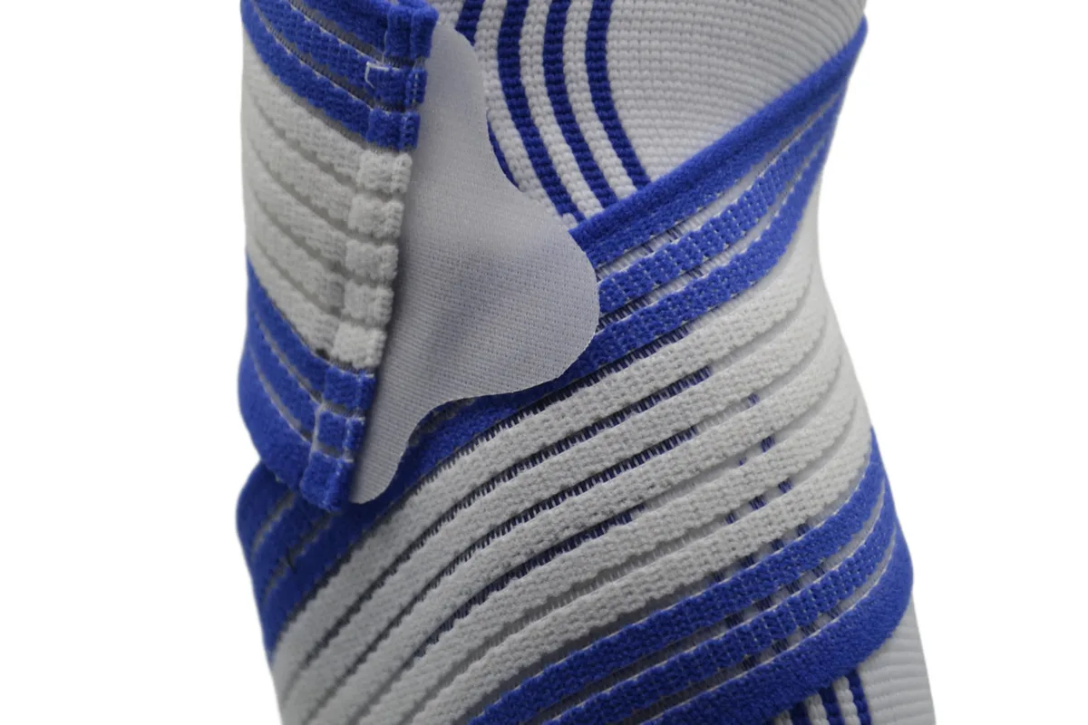 Налокотник Active Point хлопок L/XL белый синий