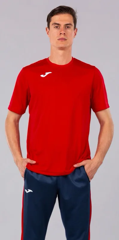 Футболка Joma 100% поліестер 6XS червоний Діти