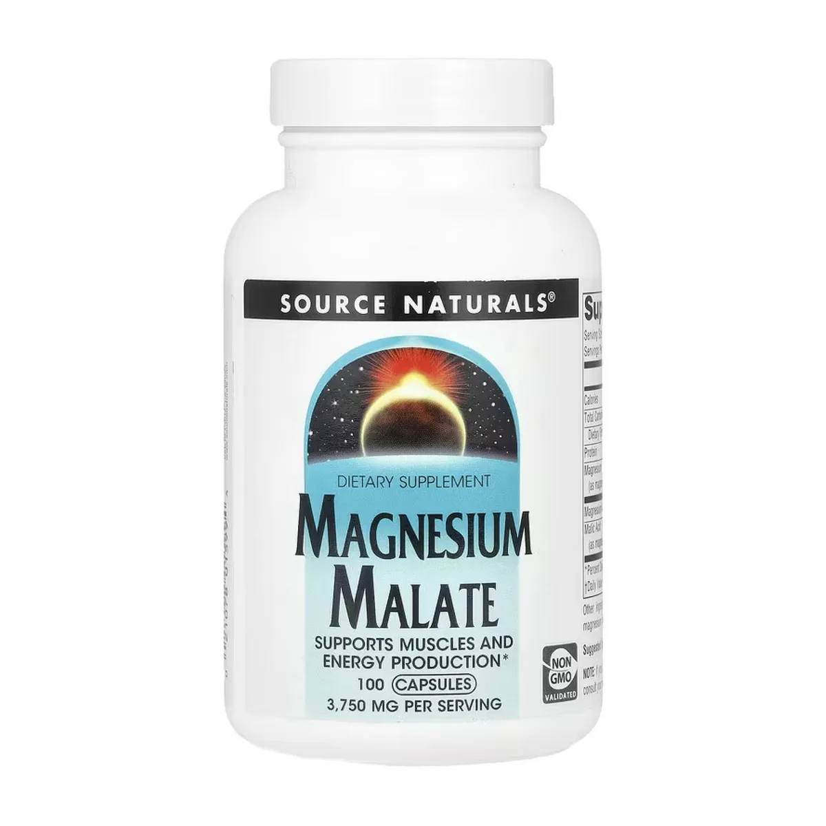 Малат магнію Source Naturals 625 мг 100 капсул