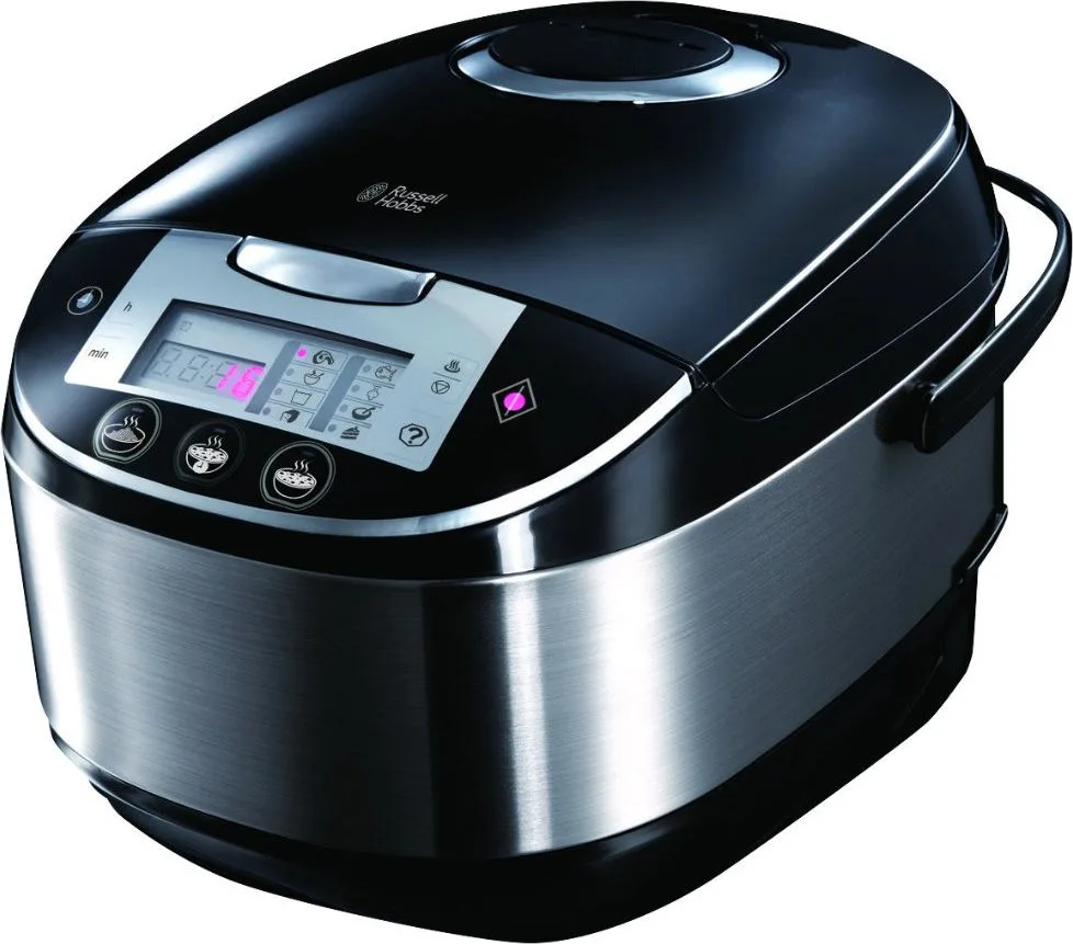 Мультиварка Russell Hobbs CookHome, потужність 900Вт, об'єм чаші 5л, сенсорне управління, металевий/пластиковий корпус, чорного ко