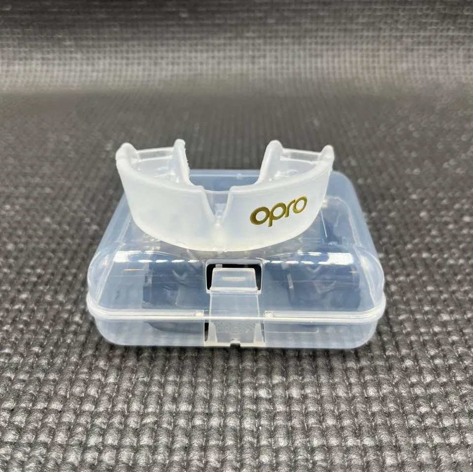 Капа OPRO Gold термопластик дитяча Clear до 10 років