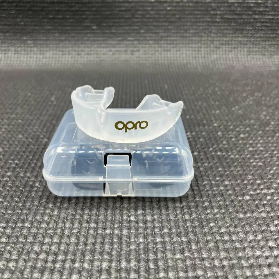Капа OPRO Gold термопластик дитяча Clear до 10 років