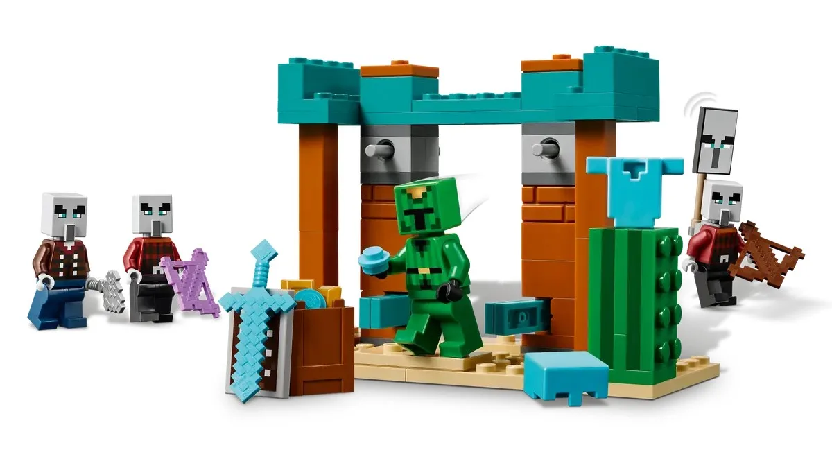 Конструктор LEGO Minecraft Пустельний патруль розбійника