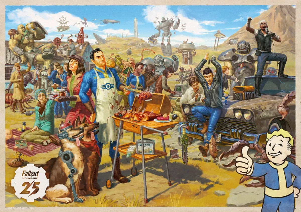 Пазл GoodLoot Fallout 25th Anniversary Puzzles 1000 ел.