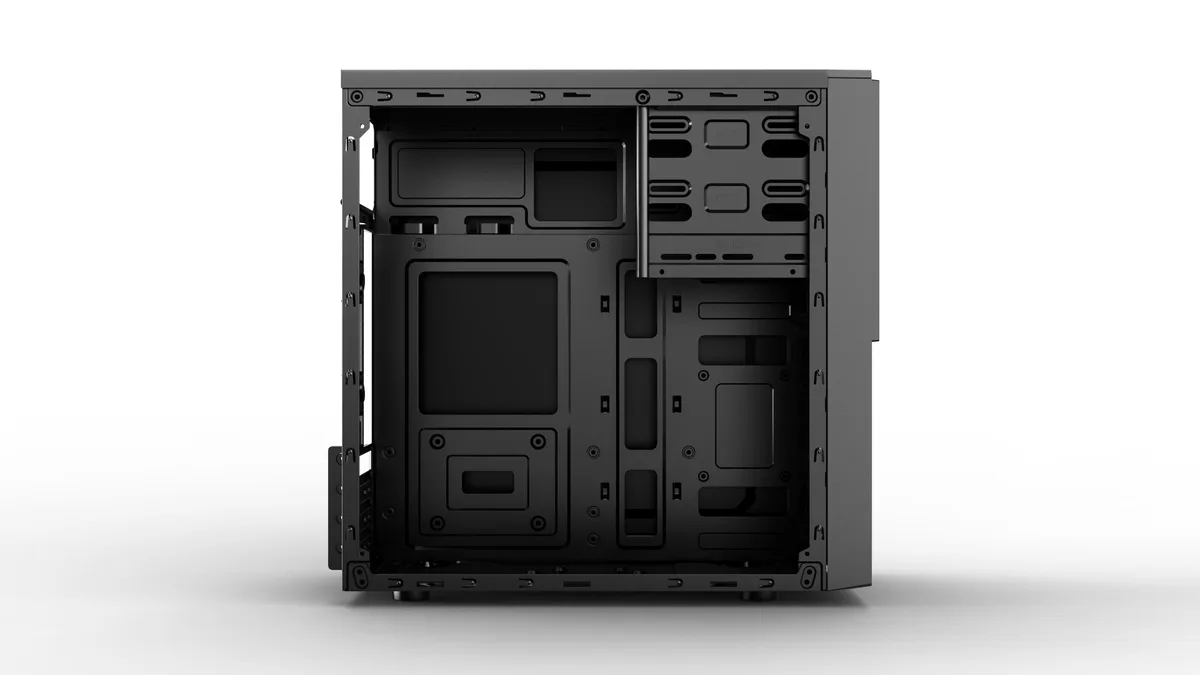 Корпус 2E Basis RD860-3U без БЖ, 1xUSB3.0, 2xUSB2.0, VGA 320мм, mATX, чорний