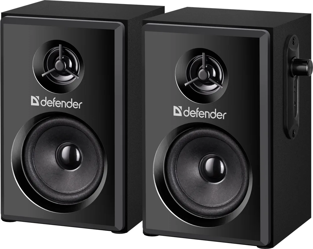 Акустика Defender 2.0 МДФ 99х170х230 мм Чорна