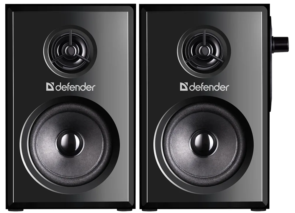 Акустика Defender 2.0 МДФ 99х170х230 мм Чорна