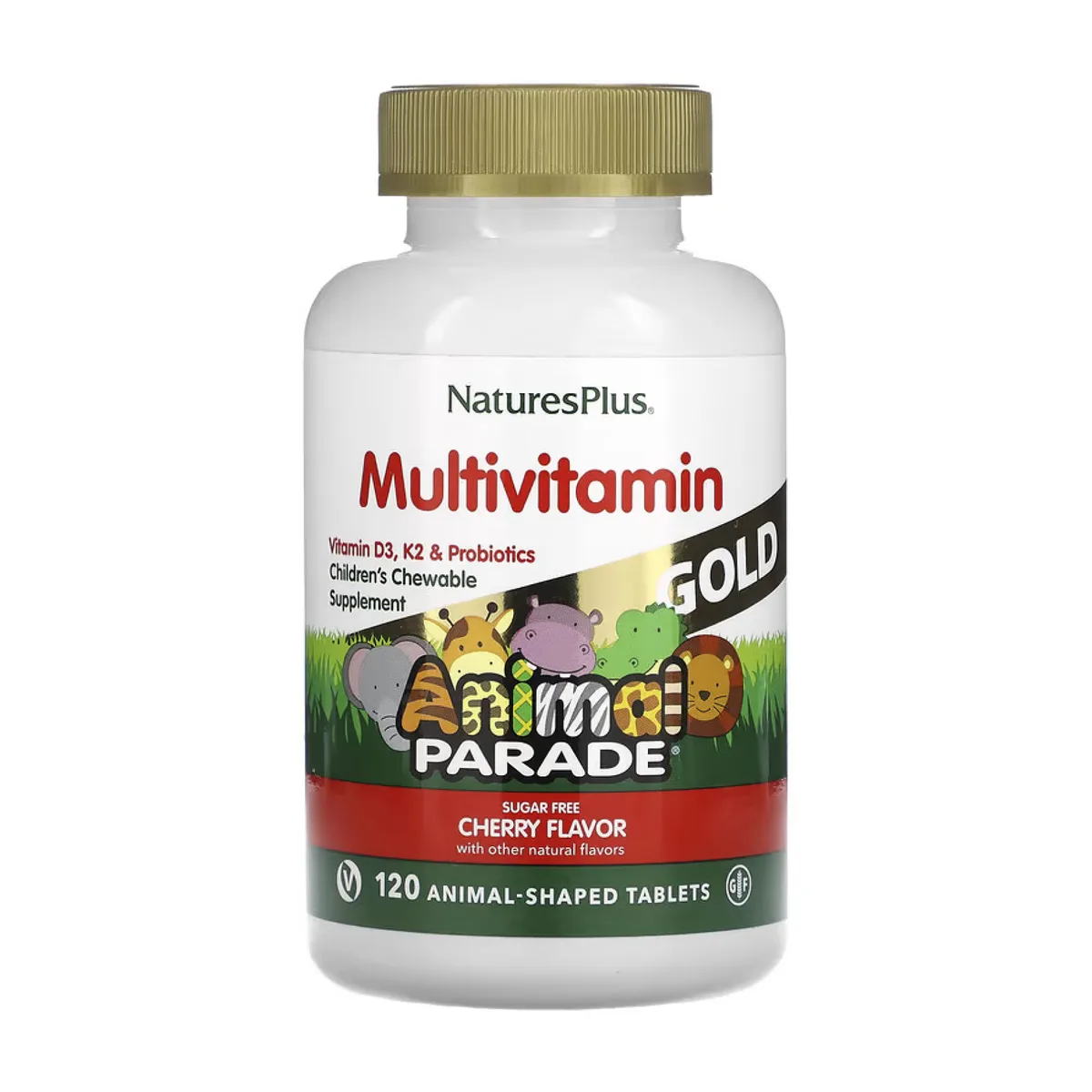 Дитячі мультивітаміни Nature's Plus веганські 120 таблеток вишня