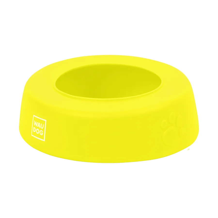 Миска WAUDOG Silicone 1 л жовта силіконова діаметр 185 мм