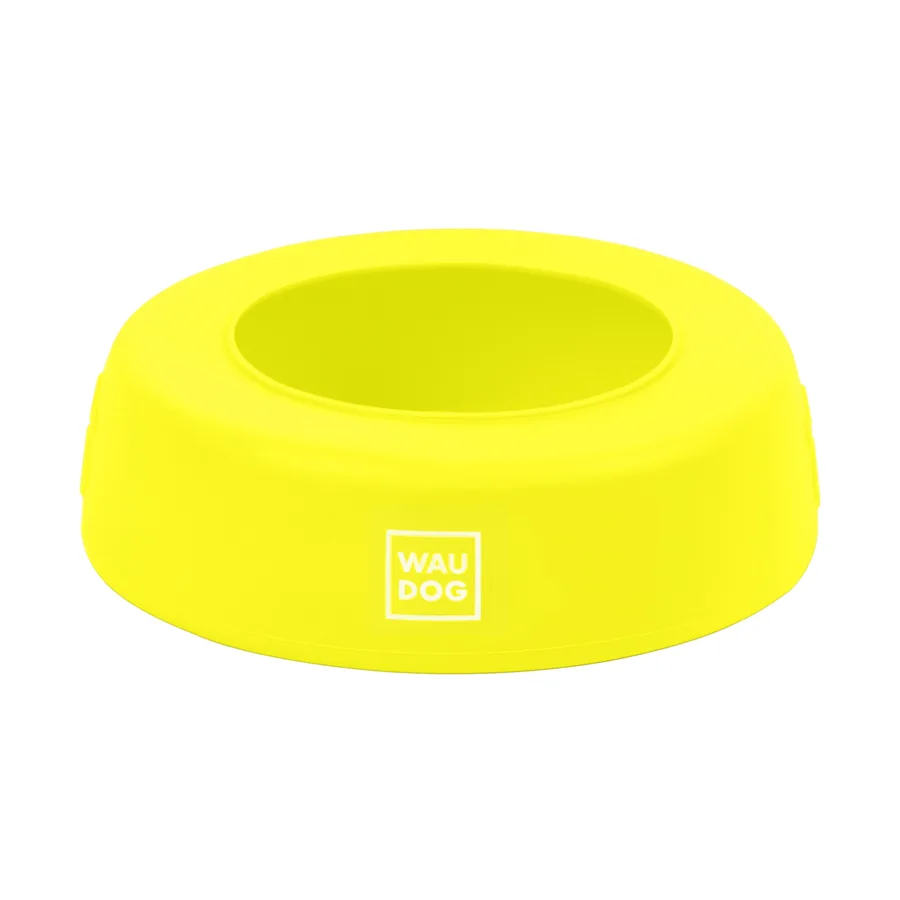 Миска WAUDOG Silicone 1 л жовта силіконова діаметр 185 мм