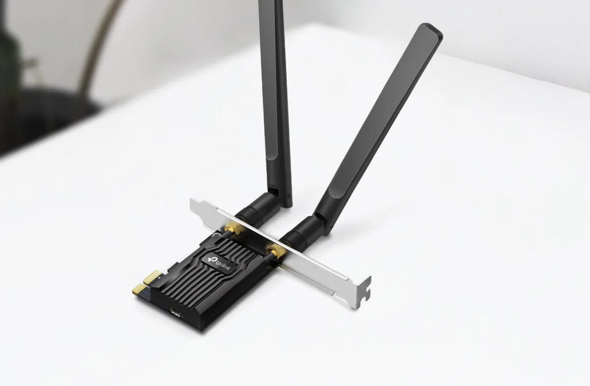 Адаптер WiFi TP-Link PCI-Express x1 1201 Мбіт/с BT5.2 двохдіапазонний 120х80 мм