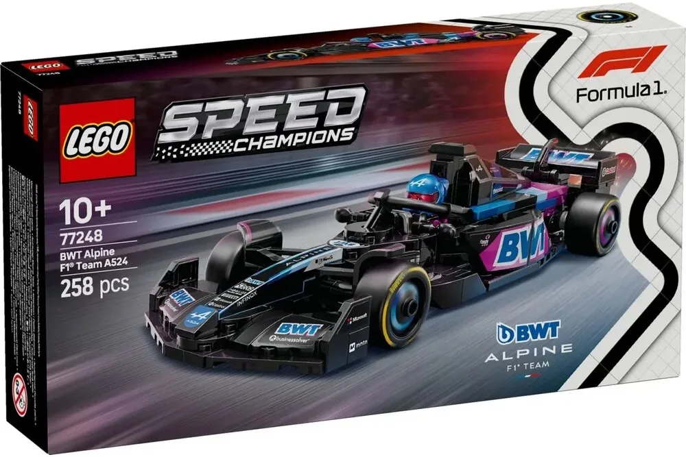 Конструктор LEGO Speed Champions 258 деталей Автомобіль BWT Alpine F1 різнокольоровий