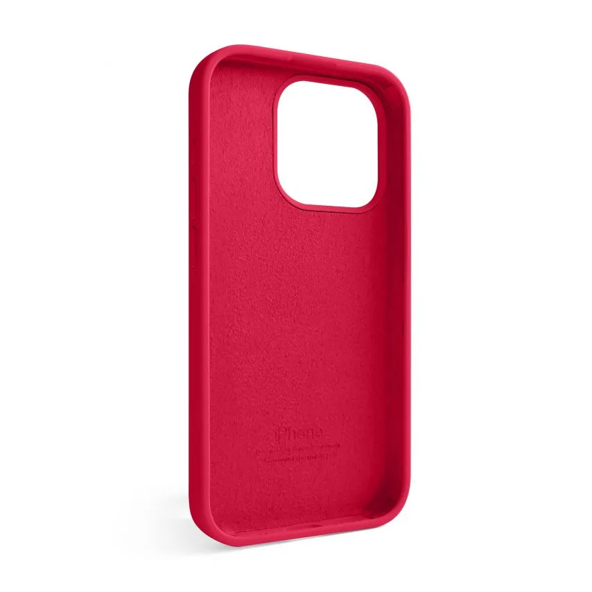 Чохол силіконовий для Apple iPhone 15 Pro  червоний