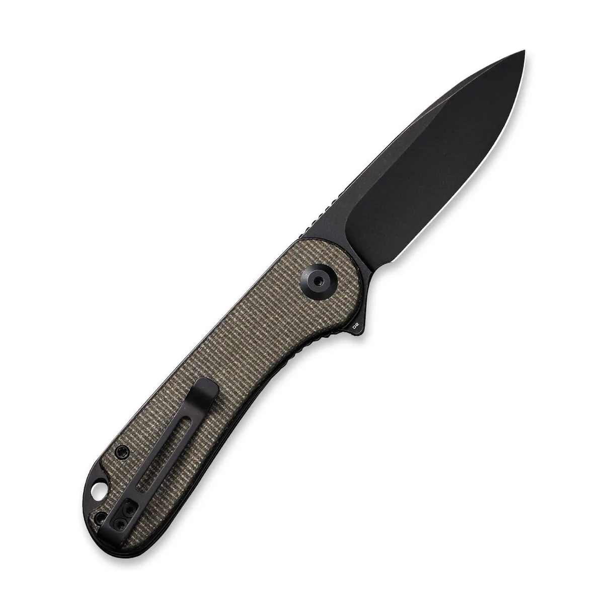 Складаний ніж Civivi D2 75 мм Micarta темно-зелений