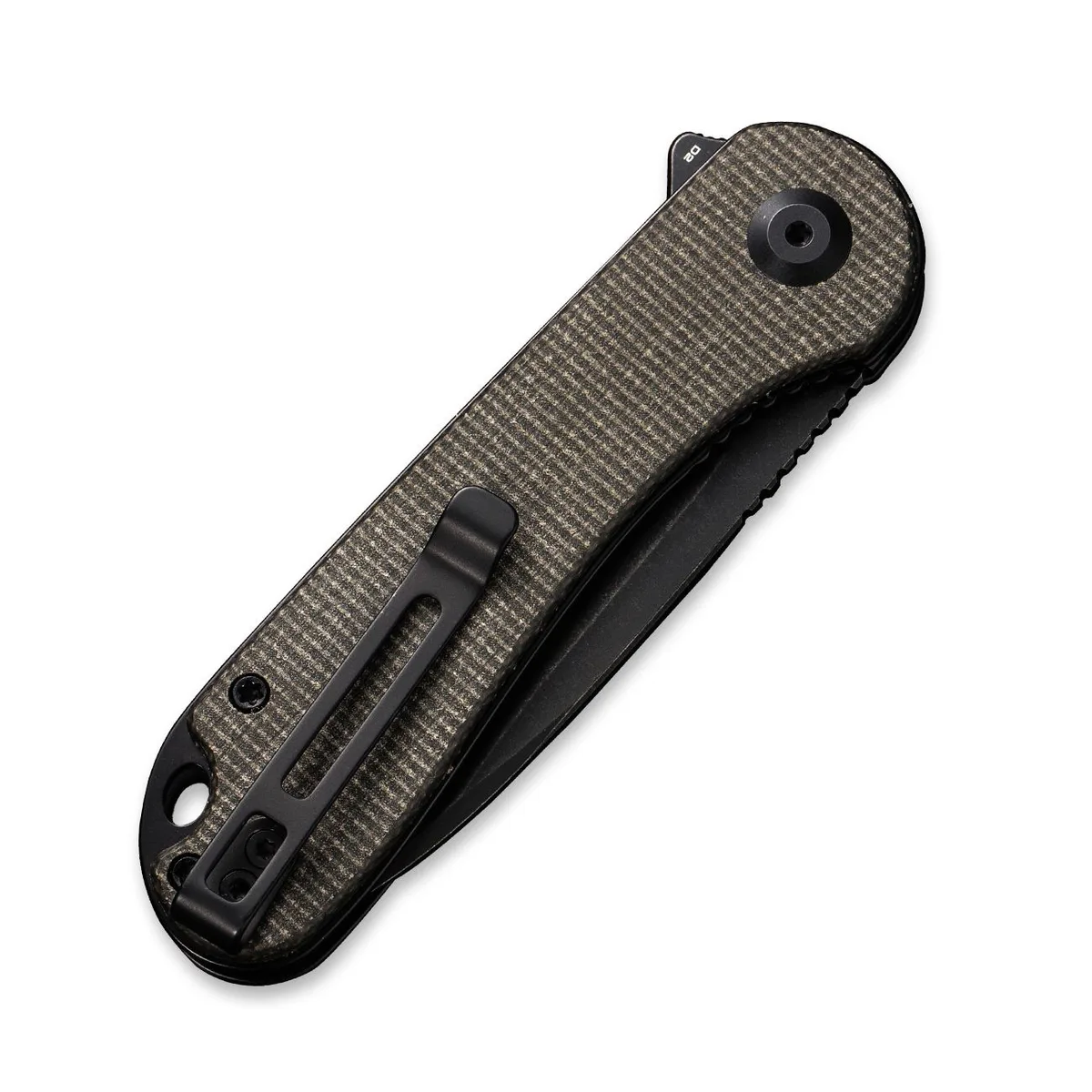 Складаний ніж Civivi D2 75 мм Micarta темно-зелений