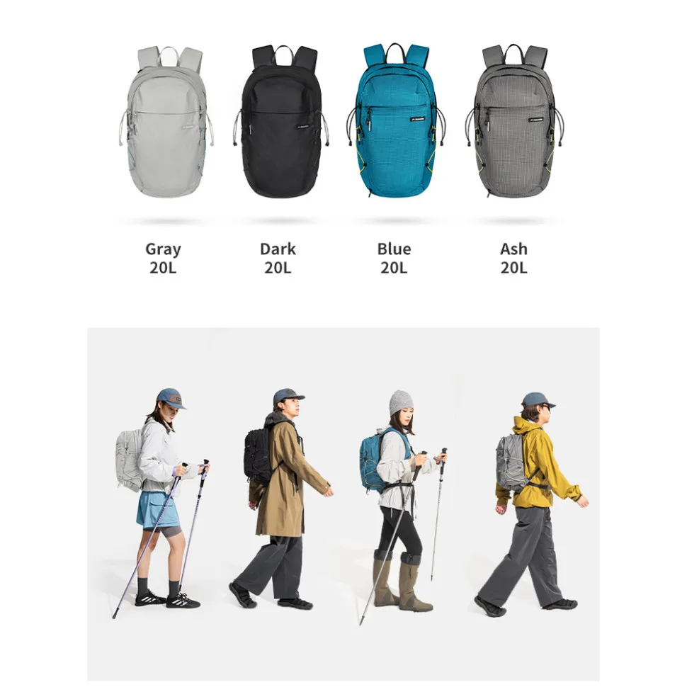 Рюкзак туристический Naturehike 20 л полиамид синий 25х16х44 см