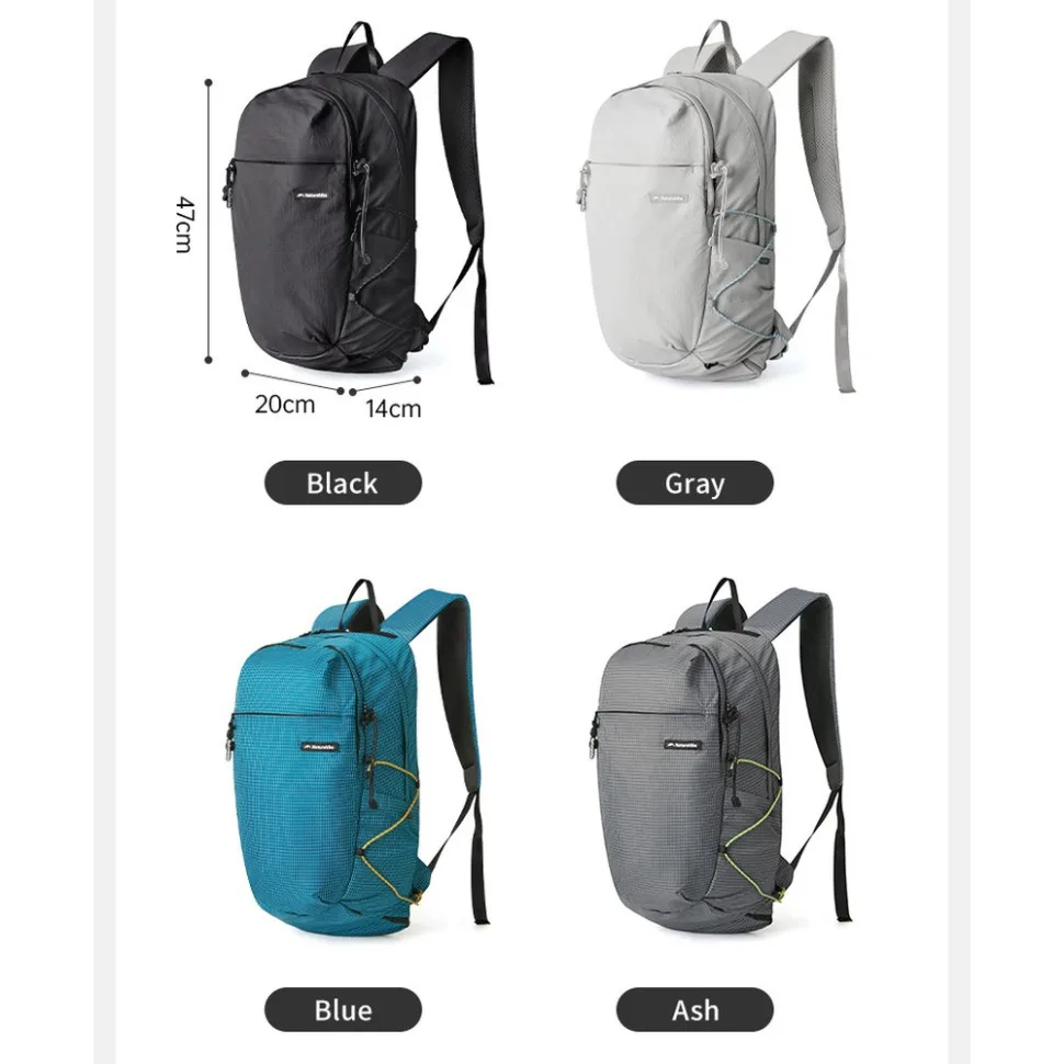 Рюкзак туристический Naturehike 20 л полиамид синий 25х16х44 см