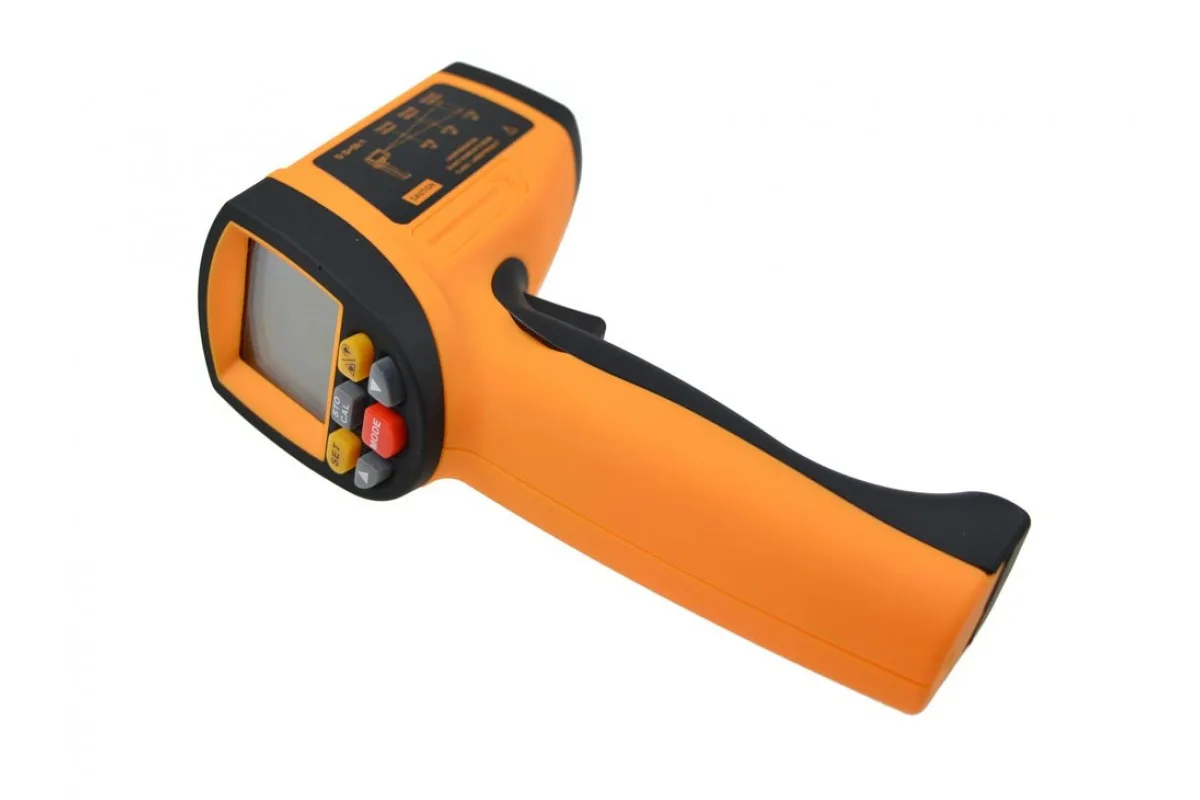 Пірометр безконтактний Benetech GM1651 -30 до +1650°C USB пиловологозахищений 50:1 чорний