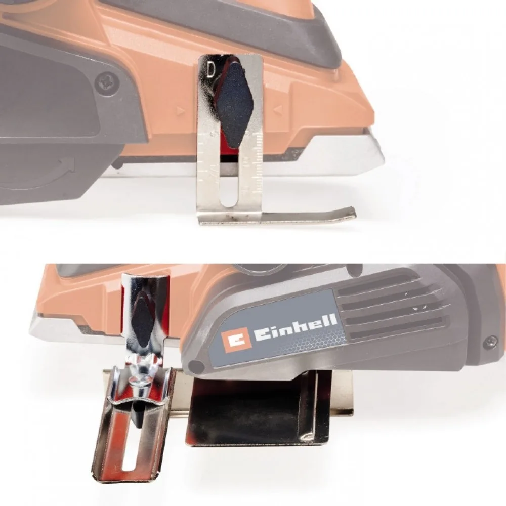 Рубанок Einhell TE-PL 920, 900 Вт, ширина стругання 82 мм, глибина стругання 3.5 мм, вага 3.25 кг.