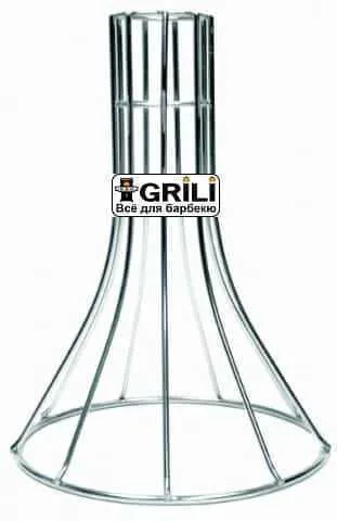 Стійка для курки Big Green Egg нержавіюча сталь M L