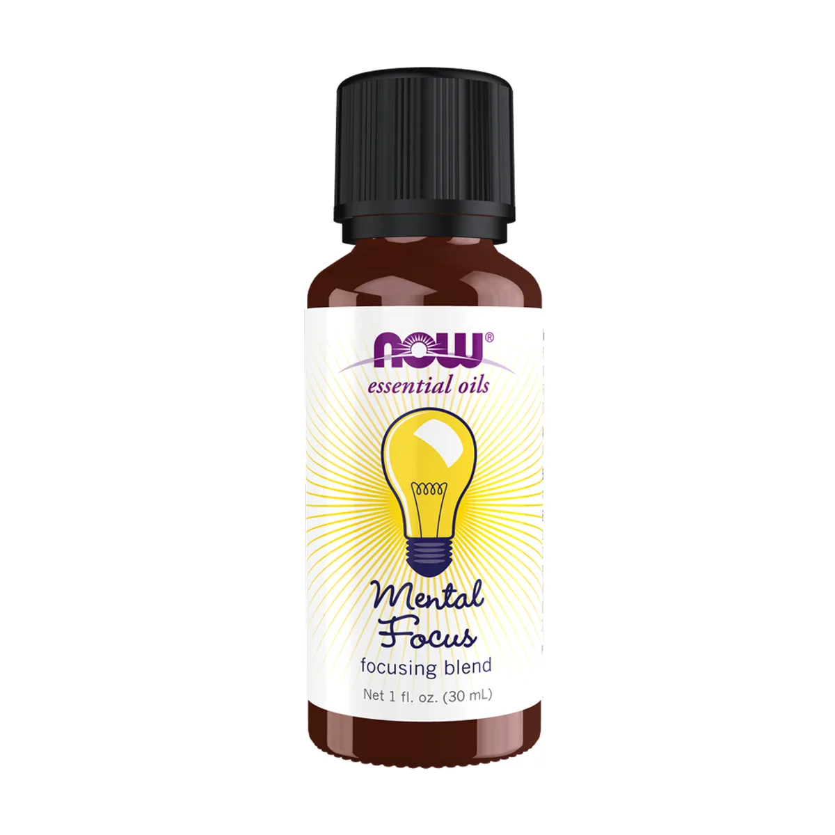 Масло для фокуса Mental Focus Oil Blend Now Foods 30 мл Мятные цитрусовые