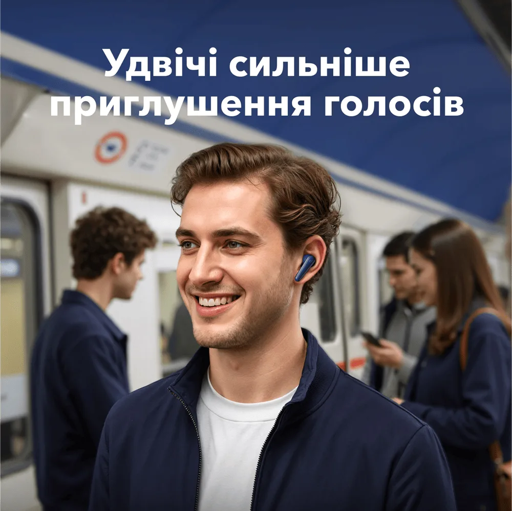 Наушники Anker вакуумные беспроводные синие для спорта с защитой от влаги IP55
